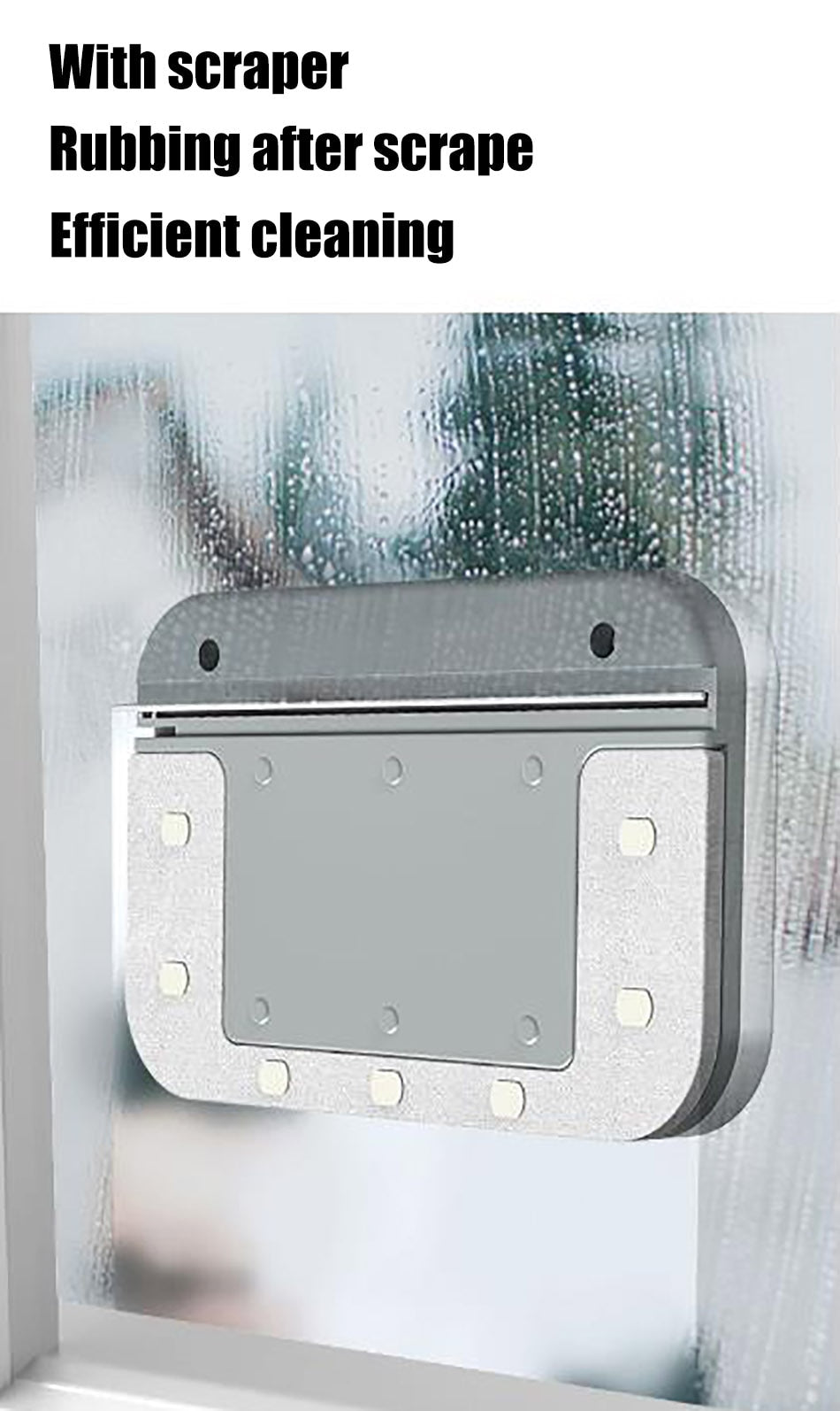 Magnetic Double Sided Wipe.