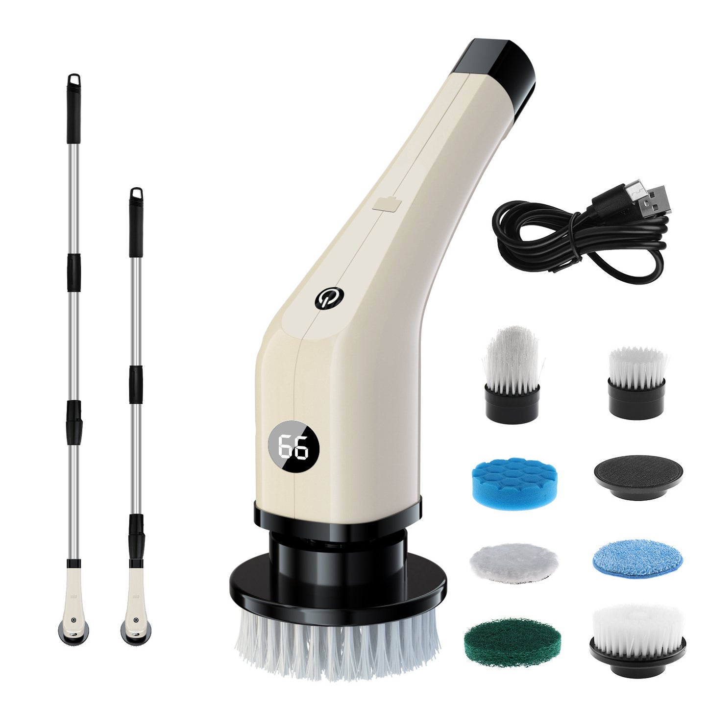 Electric Cleaning Brush, 7 in 1.