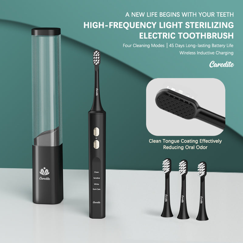 UV Sterilising Electronic Toothbrush, New Caredite.