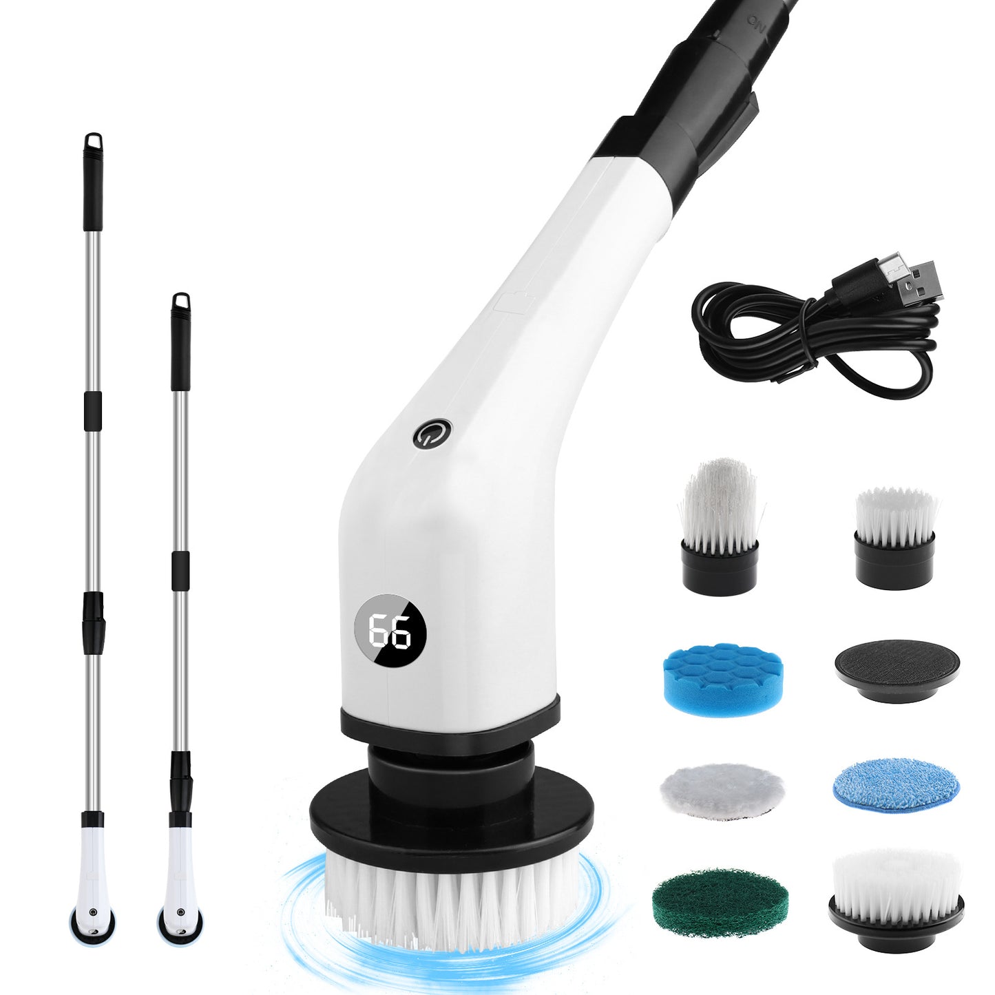 Electric Cleaning Brush, 7 in 1.