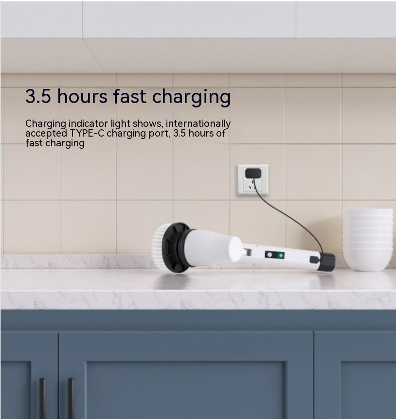 Electric Cleaning Brush, 7 in 1.